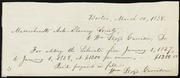 Receipts to the] Massachusetts Anti-Slavery Society [manuscript
