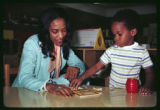 Photograph of Mrs. Marva Sampson at work, Middletown, Ohio, 1978 August