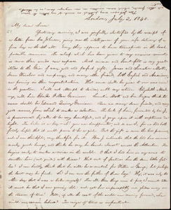 Letter from William Lloyd Garrison, London, [England], to Helen Eliza Garrison, July 3, 1840