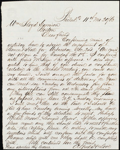 Thumbnail for Letter from Alfred Harry Love, Philad[elphi]a, [Pa.], to William Lloyd Garrison, [November] 20 / [18]63