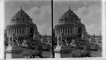 Pivotal Point of the Fair, overlooking Plaza Orleans to Festival Hall and Terrace of States. Louisiana Purchase Exposition, St. Louis, Mo