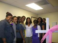 Spelman SIS Students with Darlene Clark, circa 2009