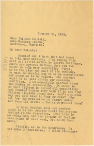 Letter from W. E. B. Du Bois to Yolande Du Bois