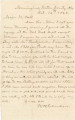 Letter from W. H. Crenshaw in Manningham, Alabama, to Bolling Hall in Montgomery, Alabama.