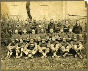 Group Portrait of Storer College Football Team, Harpers Ferry, W. Va.