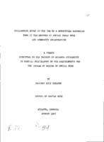 Exploratory study of the use of a structured recording form in the methods of social group work and community organization, 1967