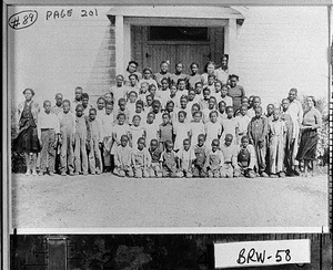 Thumbnail for Photograph of students and teachers at Bethlehem School, Barrow County, Georgia, 1943