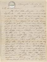 Letter from John T. Norton to Lewis Tappan
