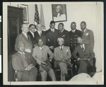 Group of African-American military officers and businessmen, Boston, ca. 1941-1945