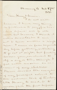 Thumbnail for Letter from Deborah Weston, Chauncy Pl[ace], [Boston, Mass.], to Henry Grafton Chapman and Maria Weston Chapman, Feb. 7th, 1841