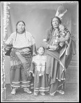 Dakota man, Adolph Knock and family. U. S. Indian School, St Louis, Missouri 1904