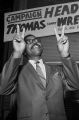 Tommy Wrenn at his campaign headquarters after securing a position in a run-off election for the city council in Birmingham, Alabama.