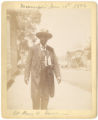 Col. Perry H. Carson standing in street