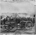 [The Peninsula, Va. A 12-pdr. howitzer gun captured by Butterfield's Brigade near Hanover Court House, May 27, 1862]