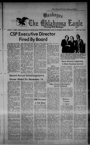 Muskogee The Oklahoma Eagle (Muskogee, Okla.), Vol. 4, No. 42, Ed. 1 Thursday, October 12, 1978 The Oklahoma Eagle Muskogee Edition