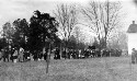 Unidentified group of people walking