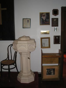 Photograph of Items in St. James Methodist Church