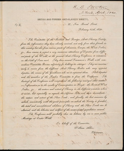 Thumbnail for Letter from Henry Brewster Stanton, New York, to Amos Augustus Phelps, [April 1840]