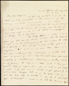 Thumbnail for Letter from Louisa Phillips, No[rth] Marshfield, Ma., to Maria Weston Chapman, Aug. 6th, [1838], 1/2 past 11 P.M