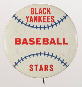 Pinback button for the New York Black Yankees