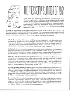 The Mississippi Summer of 1964