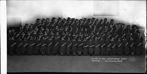 Class of 1941. Armstrong Night School. [cellulose acetate photonegative, banquet camera format]