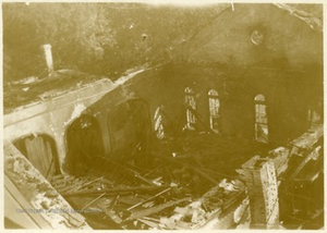 Anthony Hall after Fire, Storer College, Harpers Ferry, W. Va.