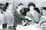 Sister Stephanie Henry, S.B.S., teaching Science, Xavier University Preparatory School, New Orleans, Louisiana, Undated