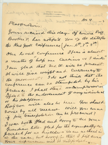 Thumbnail for Letter from Kelly Miller to W. E. B. Du Bois