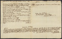 Medical bill from William Davis to Thomas Foxcroft, 1744 July 10