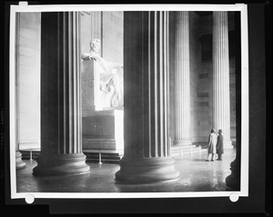 Lincoln Memorial Interiors [cellulose acetate photonegative]