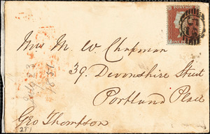 Letter from George Thompson, [London, England], to Maria Weston Chapman, [1851 July 23]