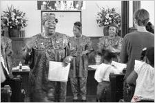 Freedom Singers in performance at Albany Civil Rights Movement Museum