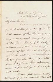 Letter to] My Dear Garrison [manuscript