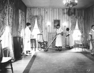 Macon African American women training for housework