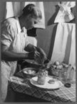 Madison County, Ala., 1941-1943(?)--Mrs. Frank Jacobs likes to can fruits and vegetables