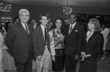 Florence Griffith Joyner and her husband, Al Joyner, at an event for the United Negro College Fund in Huntsville, Alabama.