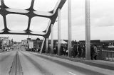 Civil rights marchers on the Edmund Pettus Bridge in Selma, Alabama, on Bloody Sunday.