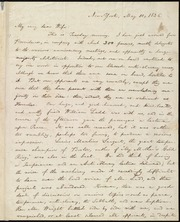 Letter to] My very dear Wife [manuscript