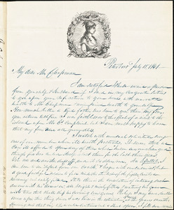 Letter from James C. Jackson, Peterboro, [New York], to Maria Weston Chapman, 1841 July 15