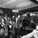 Musicians performing in a club, Los Angeles, 1970