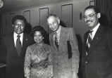 Addie Wyatt, Bill Berry, James Compton, and the Reverend Kenneth B. Smith