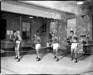 Howard University boxing team [acetate film photonegative]