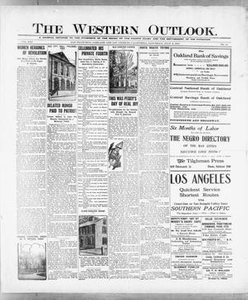 The Western Outlook. (San Francisco, Oakland and Los Angeles, Calif.), Vol. 21, No. 41, Ed. 1 Saturday, July 3, 1915