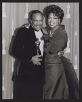 Oprah Winfrey and Quincy Jones