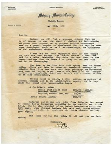 Letter from Edward Turner to Dr. Meyer Bodansky - May 23, 1938