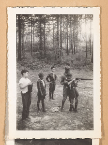 Photograph of Boy Scouts with rifles, Georgia