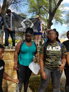 NAACP students at Counter-Protest