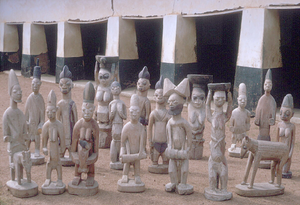 The Shango shrine of the Timi of Ede, Ede, Nigeria