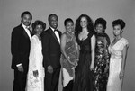 100 Black Men event attendees group portrait, Los Angeles, 1985